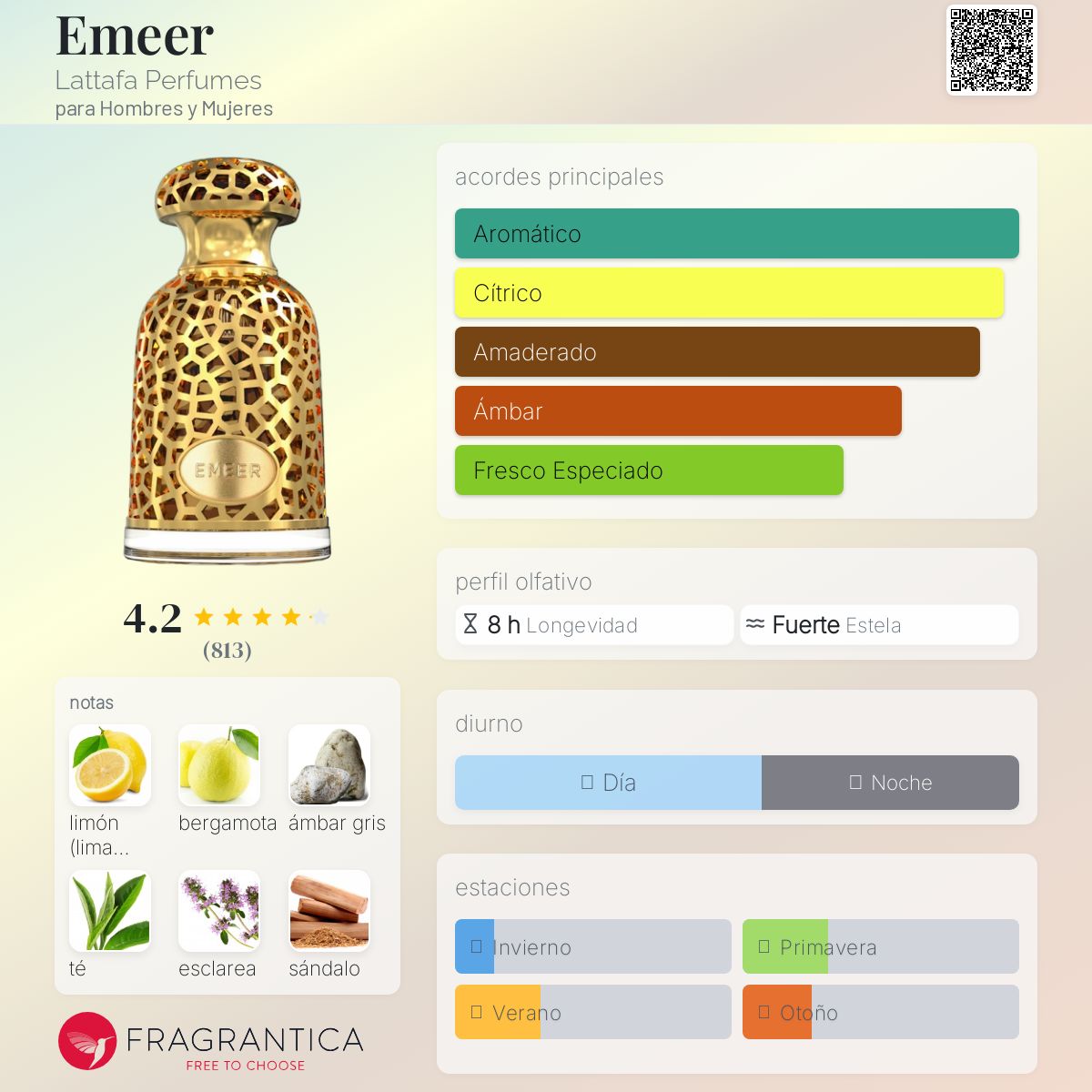 PERFUME LATTAFA "EMEER" 100ml