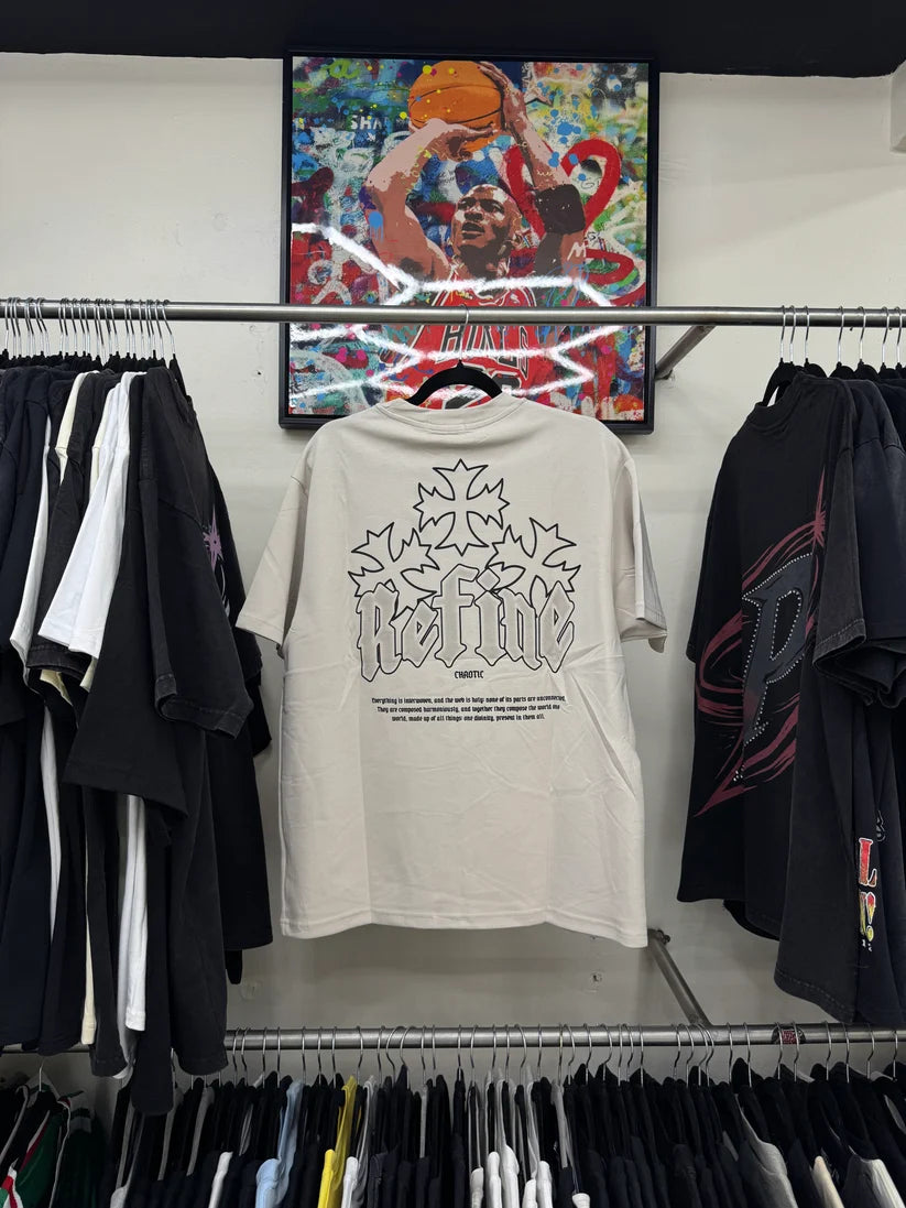 Playera Be Good Miracle Refine Cruces Góticas Oversize