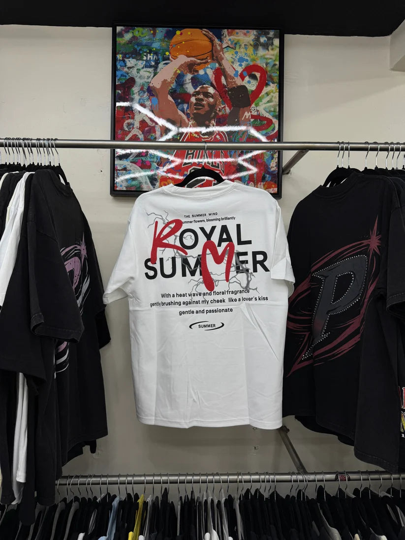 Playera Be Good Miracle Royal Summer Oversize