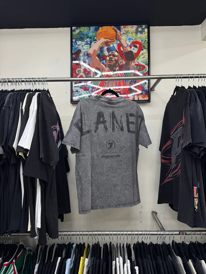 Playera Be Good Miracle Planet 7 Deslavada Oversize