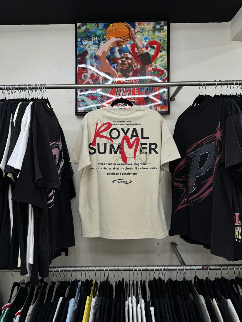 Playera Be Good Miracle Royal Summer Oversize