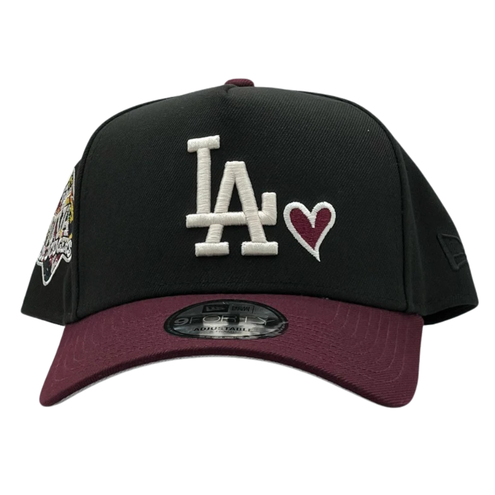 NEW ERA 9 FORTY "LA LOVE BLACK/VINO"