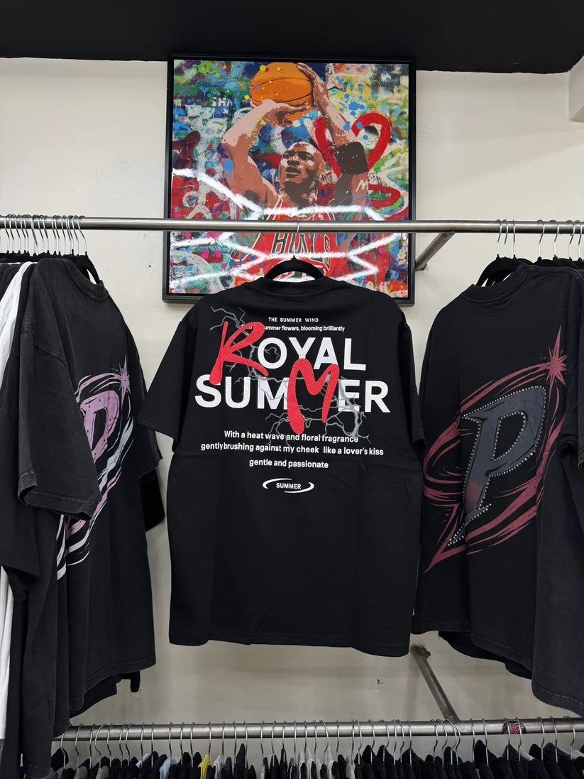 Playera Be Good Miracle Royal Summer Oversize