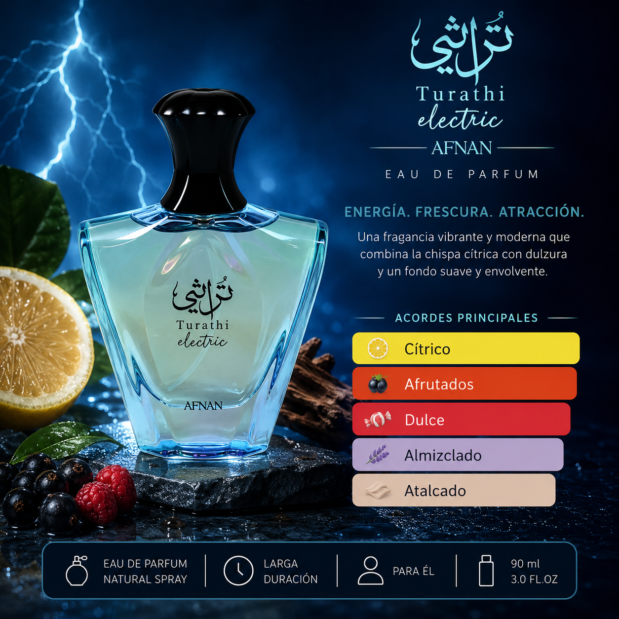 Perfume Afnan Turathi Electric - 90ml