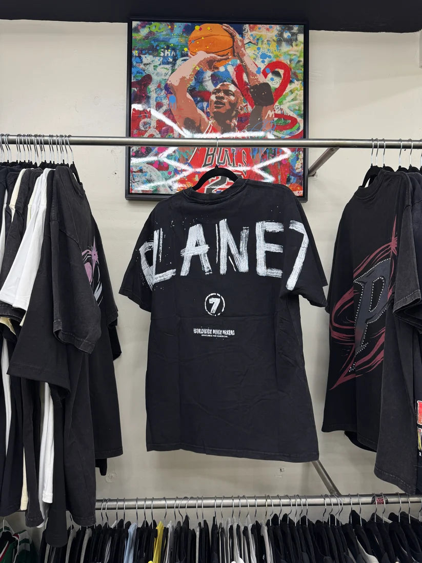 Playera Be Good Miracle Planet 7 Deslavada Oversize