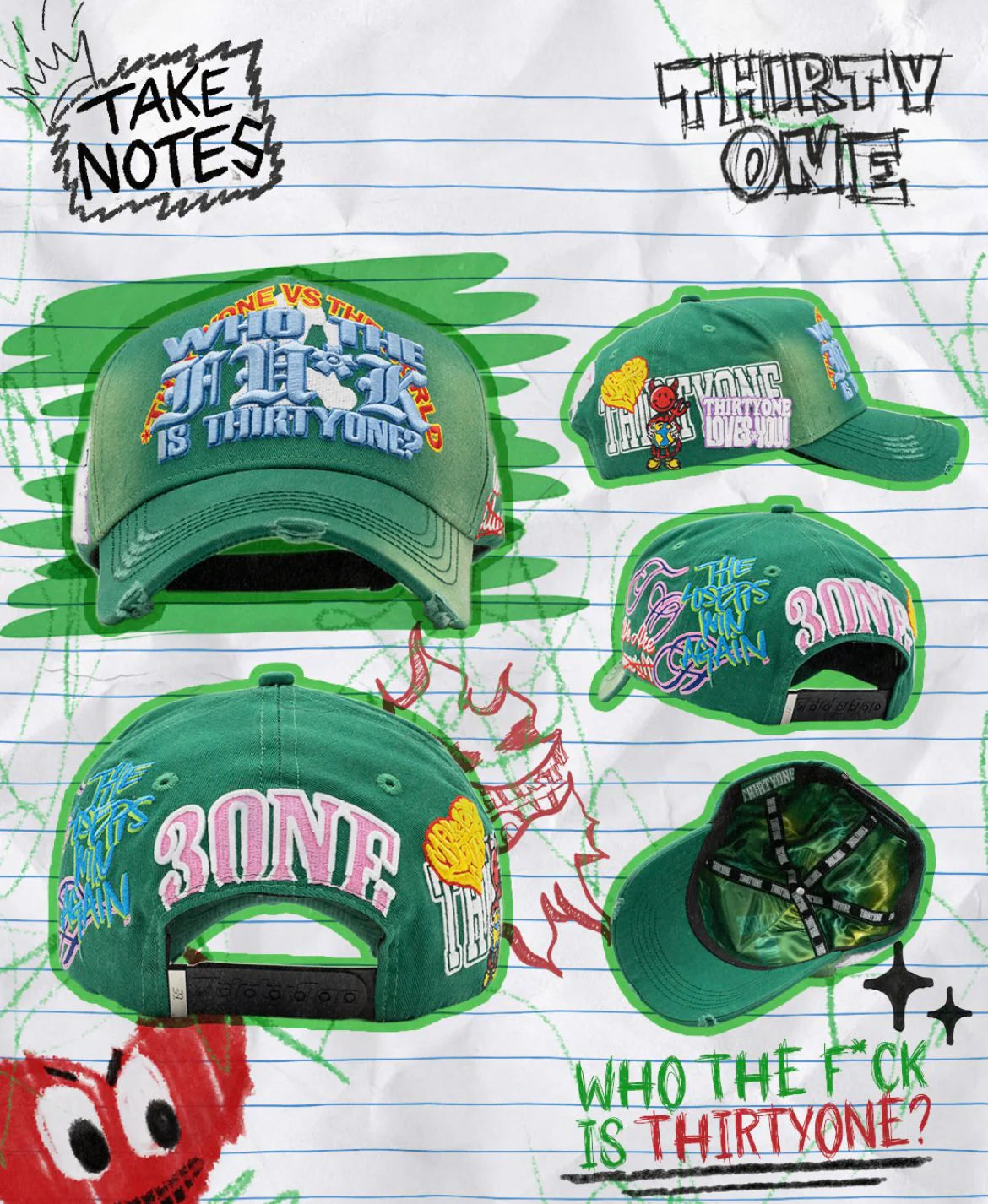 31 HATS "WHO THE F*CK IS THIRTYONE?"