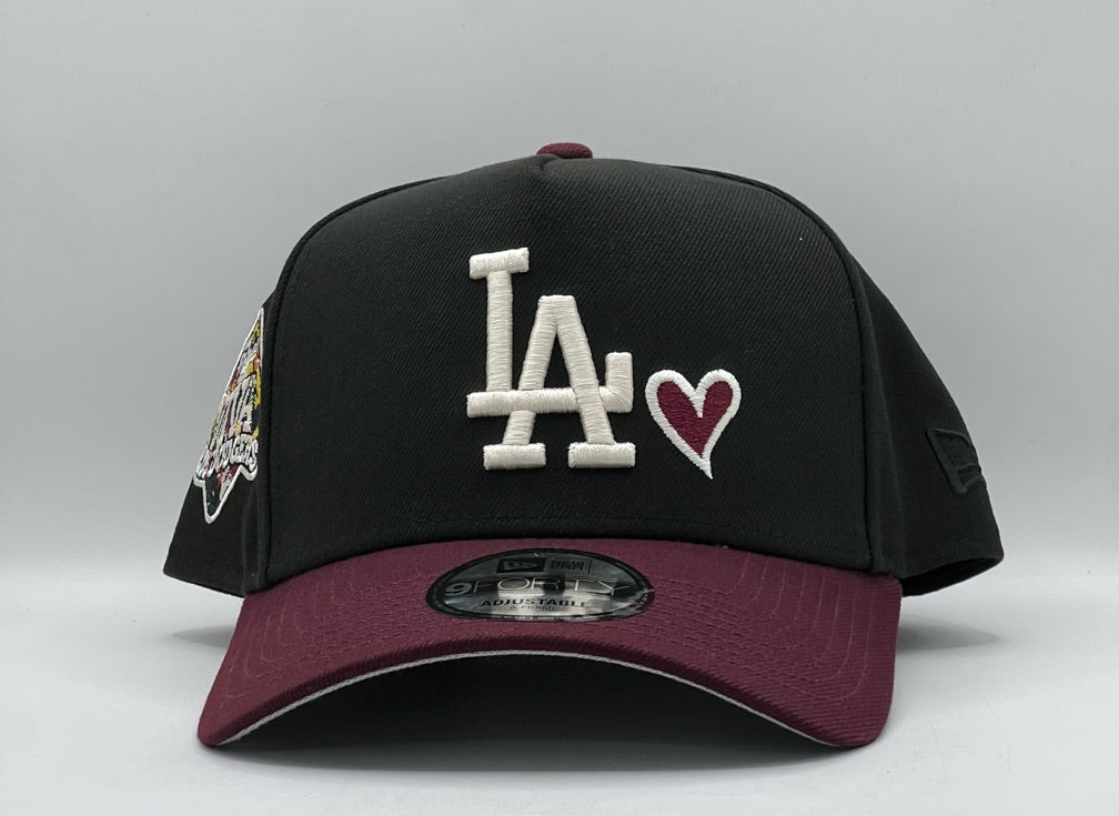 NEW ERA 9 FORTY "LA LOVE BLACK/VINO"