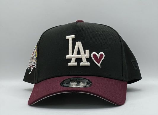 NEW ERA 9 FORTY "LA LOVE BLACK/VINO"