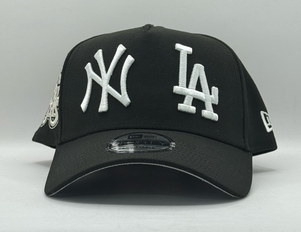 NEW ERA 9 FORTY "NY X LA BLACK/WHITE"