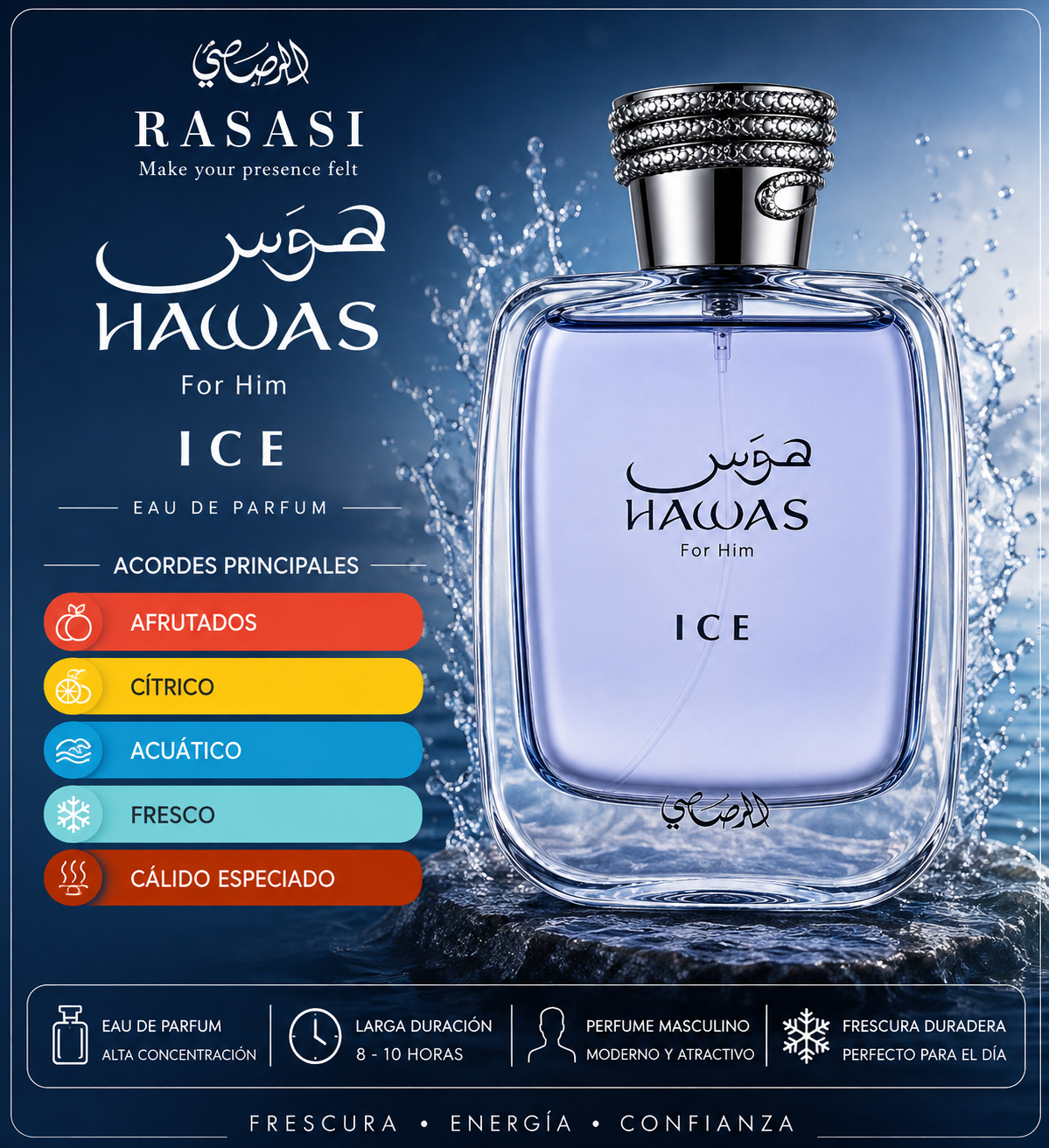 Perfume Rasasi Hawas For Him - 100ml