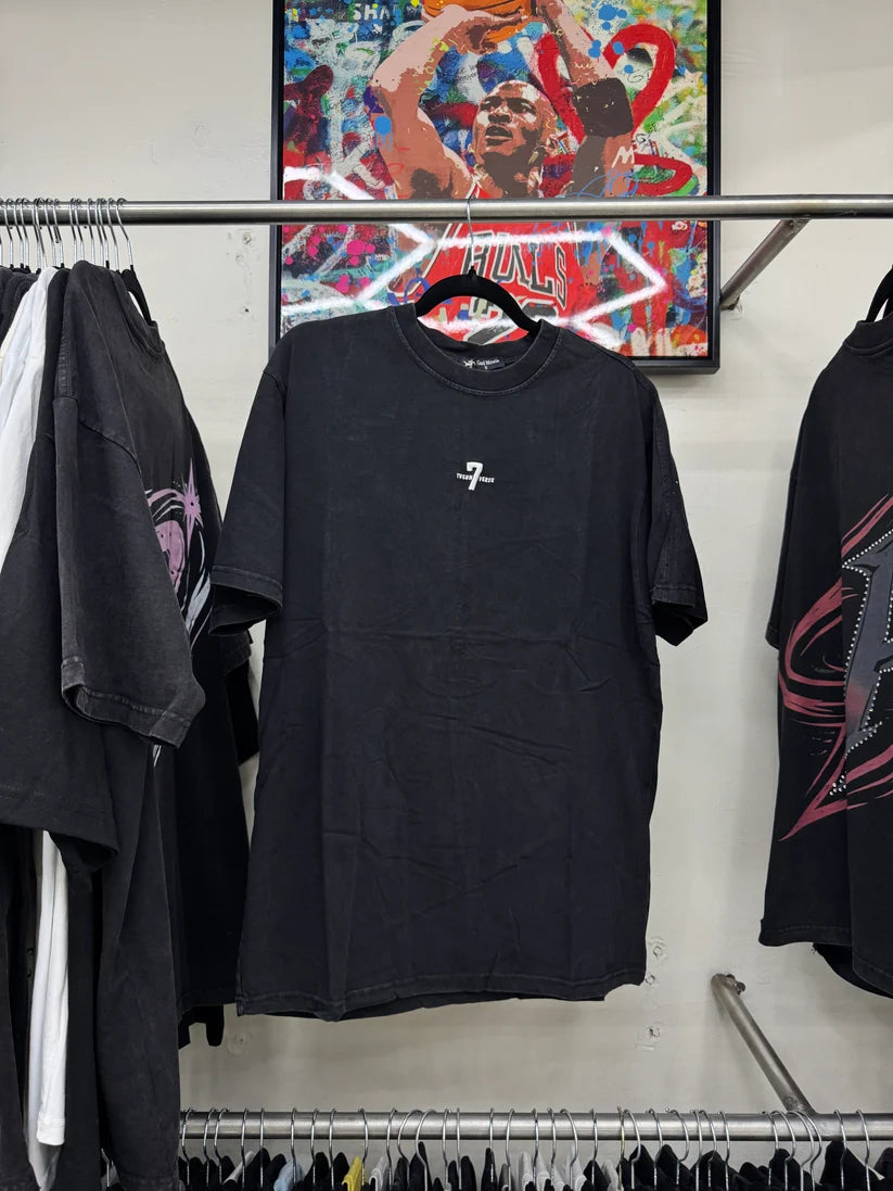 Playera Be Good Miracle Planet 7 Deslavada Oversize