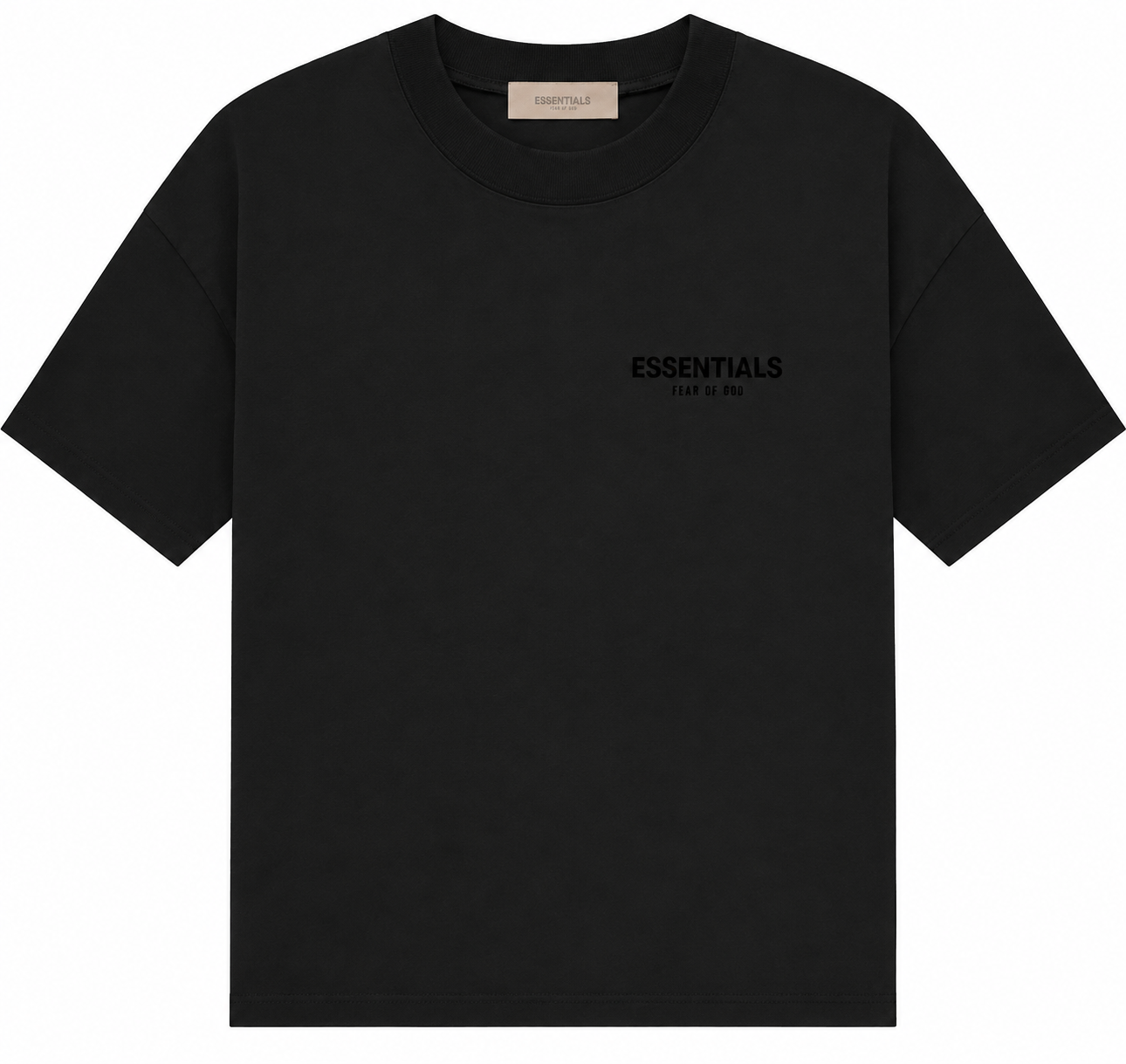PLAYERA ESSENTIALS NEGRA