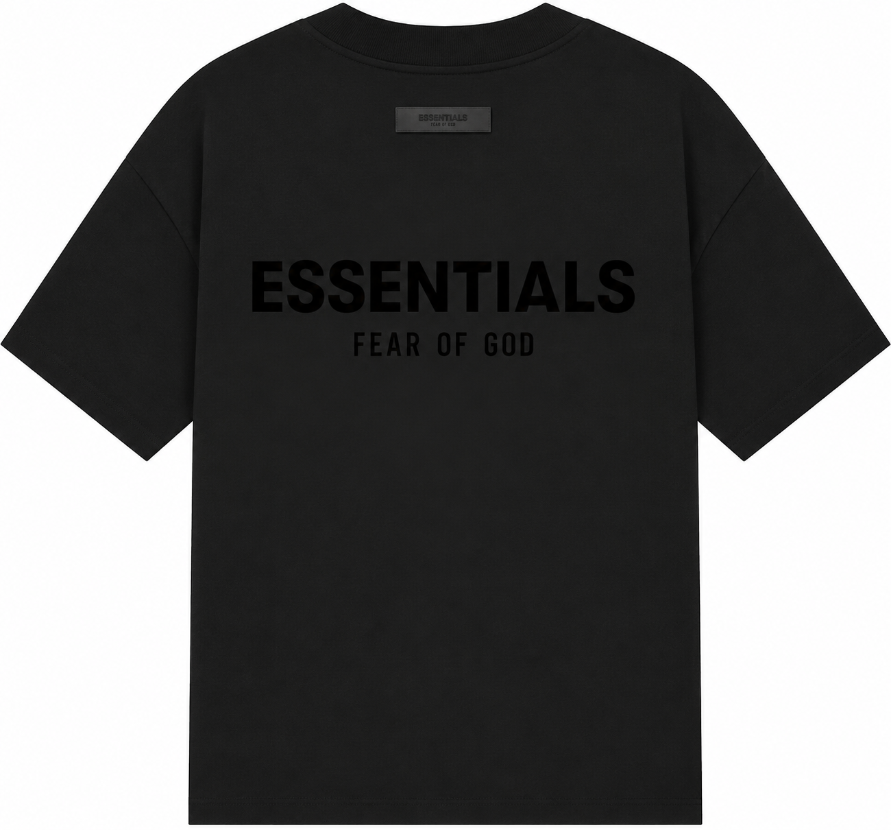 PLAYERA ESSENTIALS NEGRA