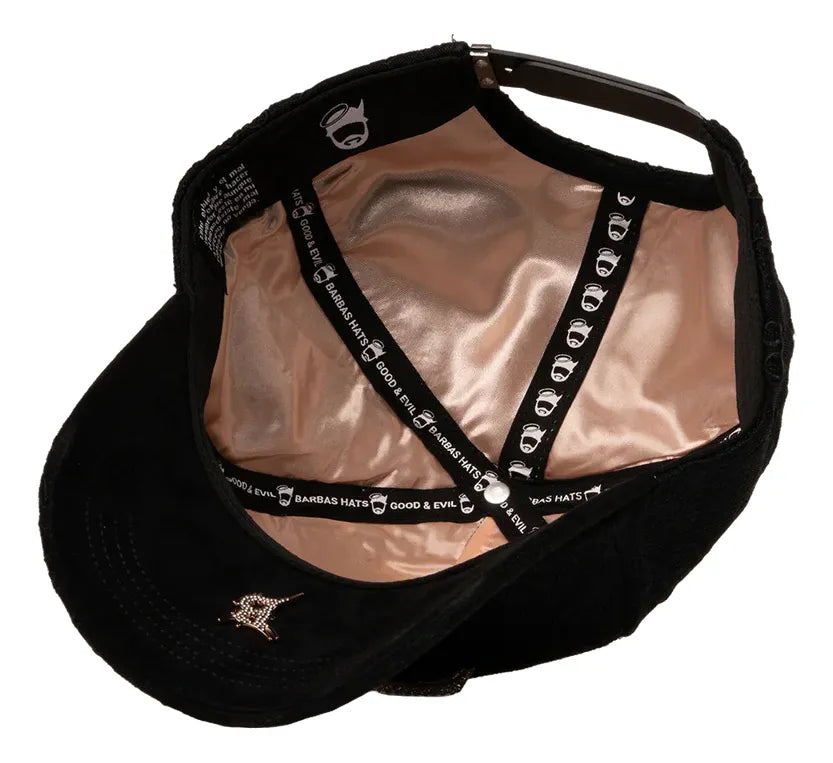 Gorra Barbas Hats "77 Last Edition" — Negra