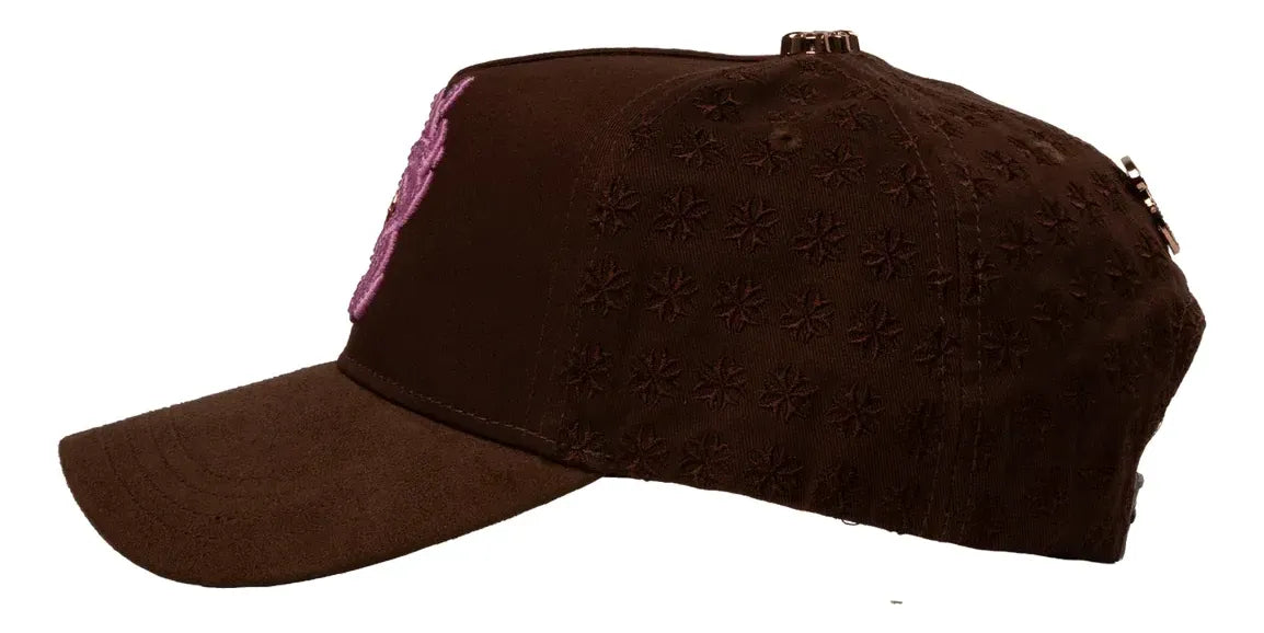 Gorra Barbas Hats "B Cross Pink" — Café Gamuza