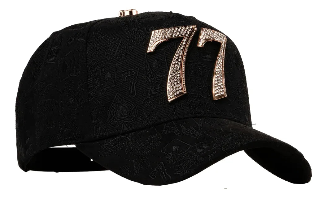 Gorra Barbas Hats "77 Last Edition" — Negra