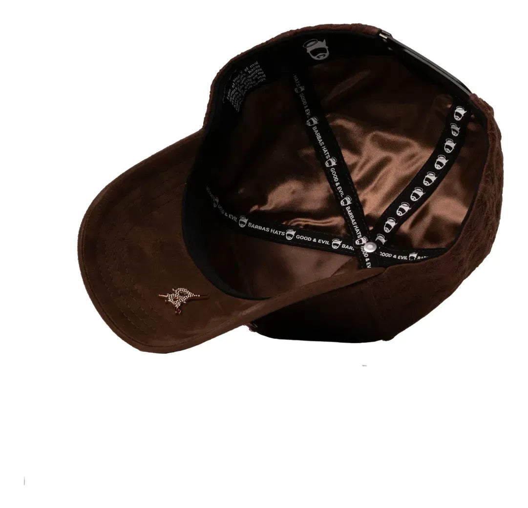 Gorra Barbas Hats "B Cross Pink" — Café Gamuza
