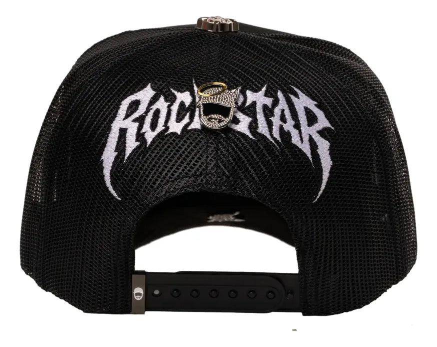 Gorra Barbas Hats "Barbas Records" — Trucker Negra