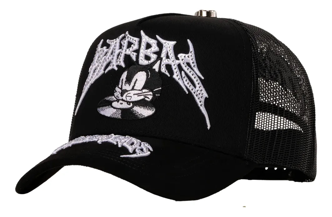 Gorra Barbas Hats "Barbas Records" — Trucker Negra