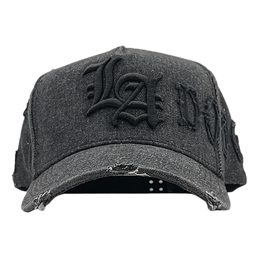 DISTINTO HATS "L.A DENIM BLACK"