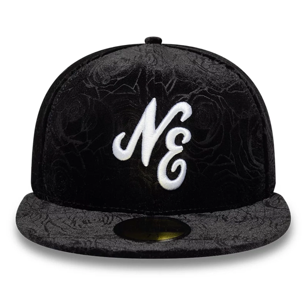 NEW ERA "FLORAL VELOUR BLACK"