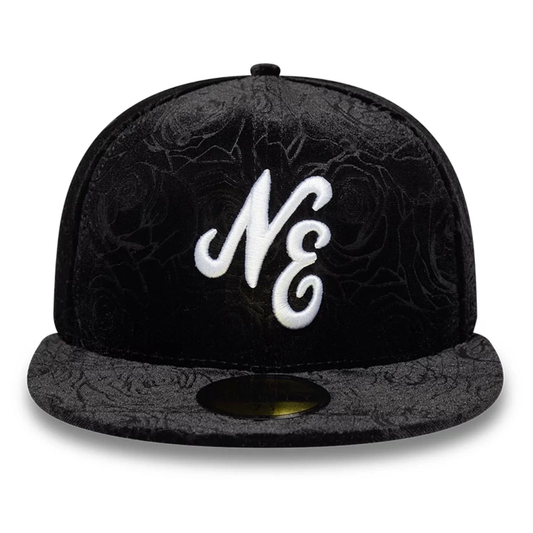 NEW ERA "FLORAL VELOUR BLACK"
