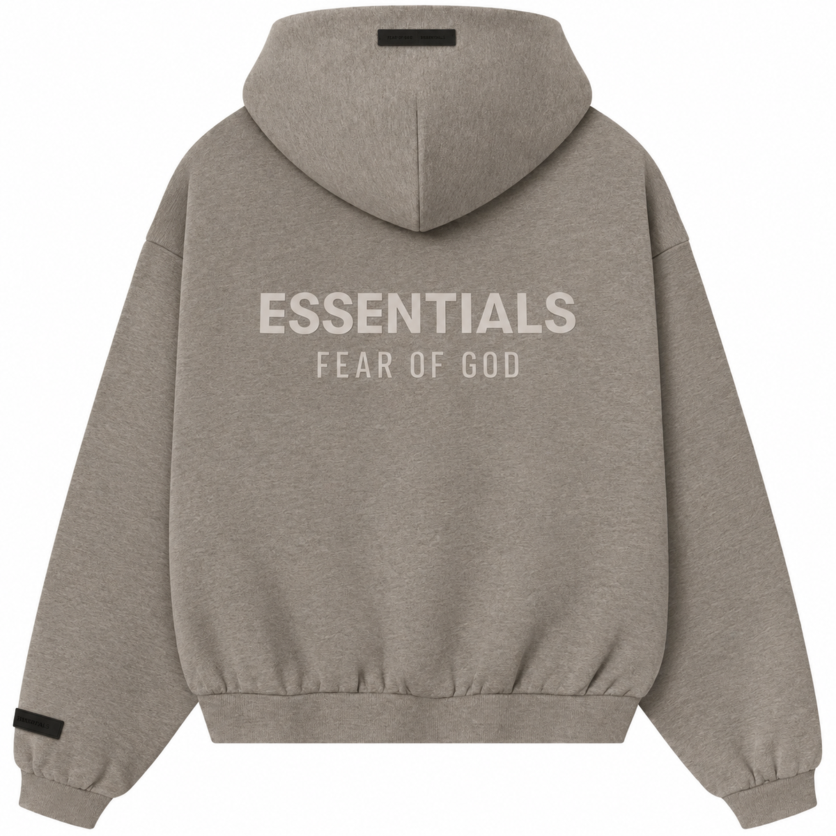 Essentials Fear of God Hoodie Zip – Dark Oatmeal