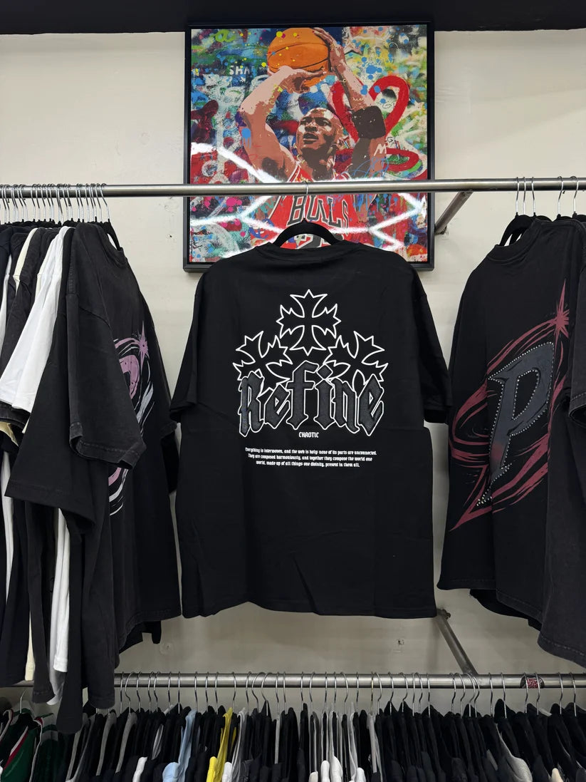 Playera Be Good Miracle Refine Cruces Góticas Oversize
