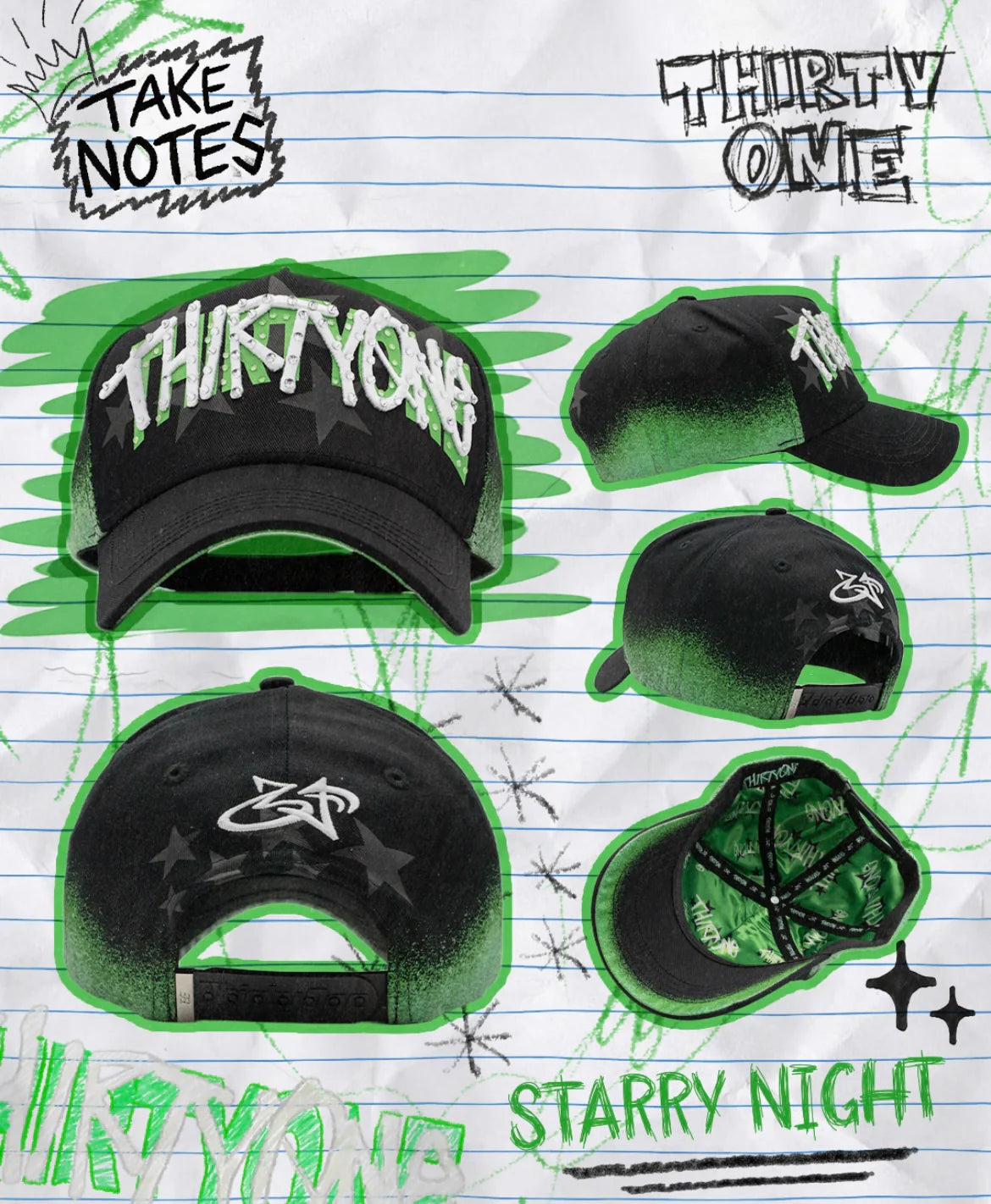 31 HATS "STARRY NIGHT"
