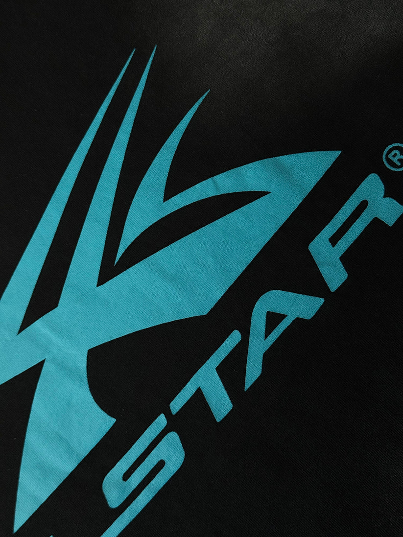 Playera Hellstar Classic Logo Negra/Azul