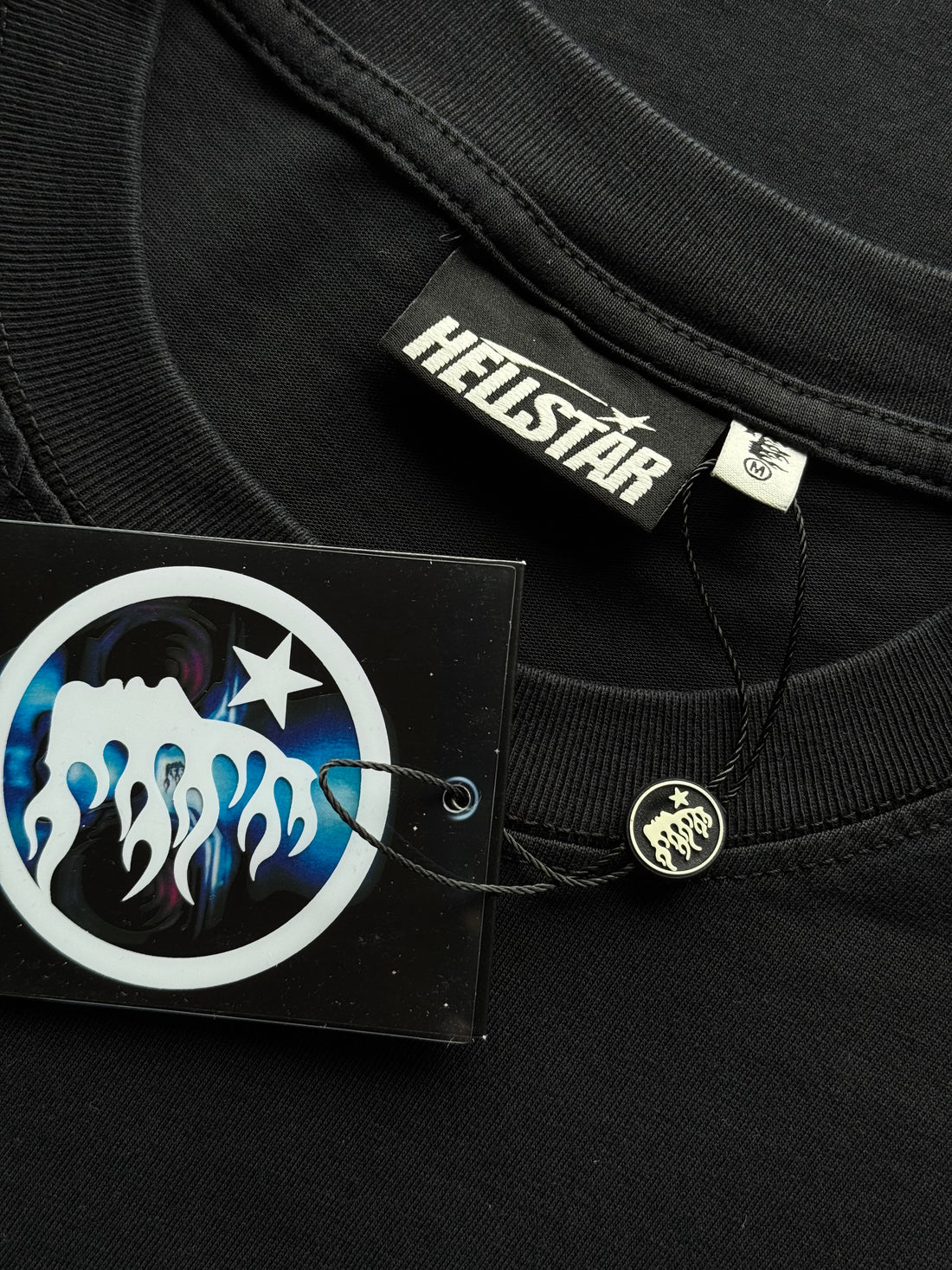 Playera Hellstar Basic Logo Negra