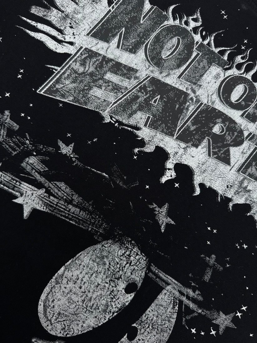 Playera Hellstar "Not Of This Earth" Negra