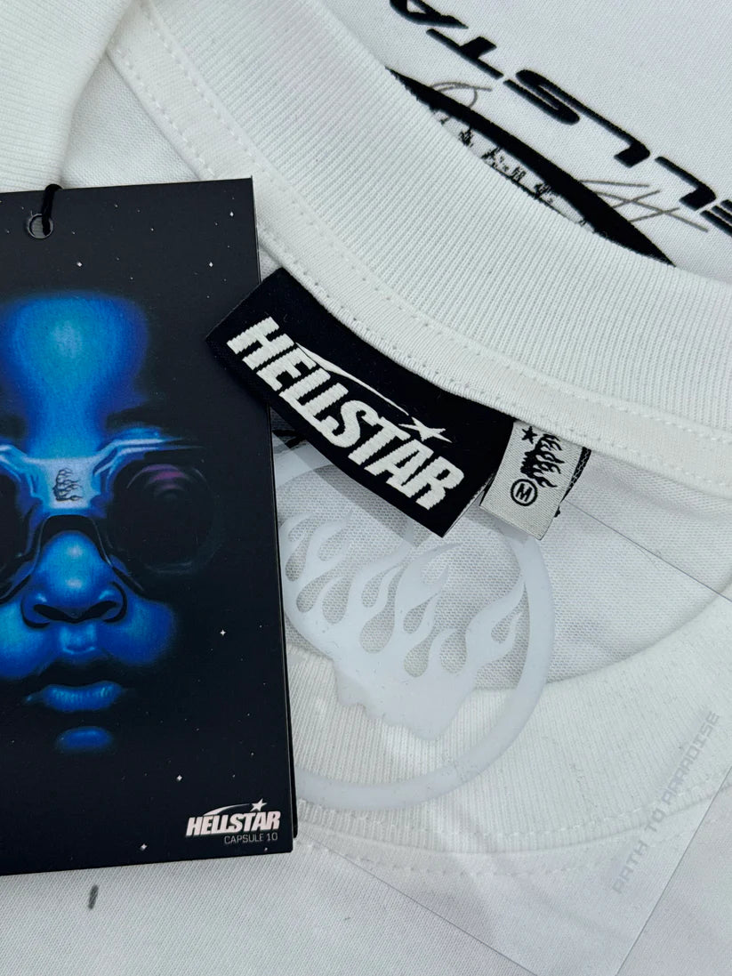Playera Hellstar Racing Blanca