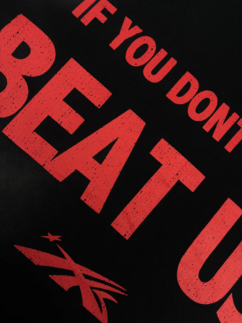 Playera Hellstar "Beat Us" Negra