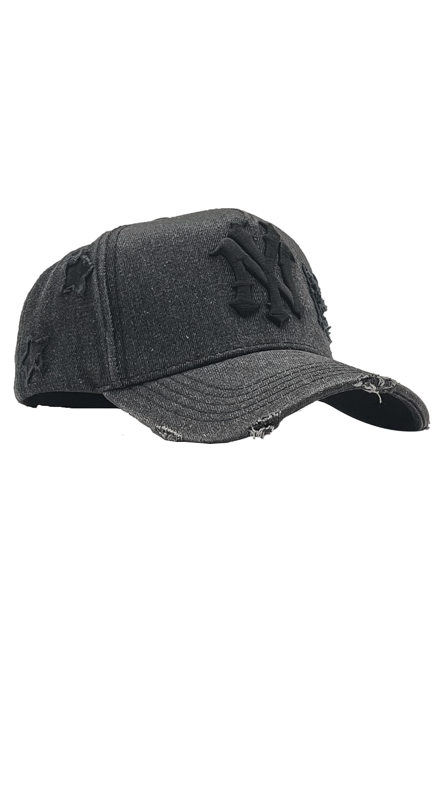 DISTINTO HATS "NY DENIM BLACK"