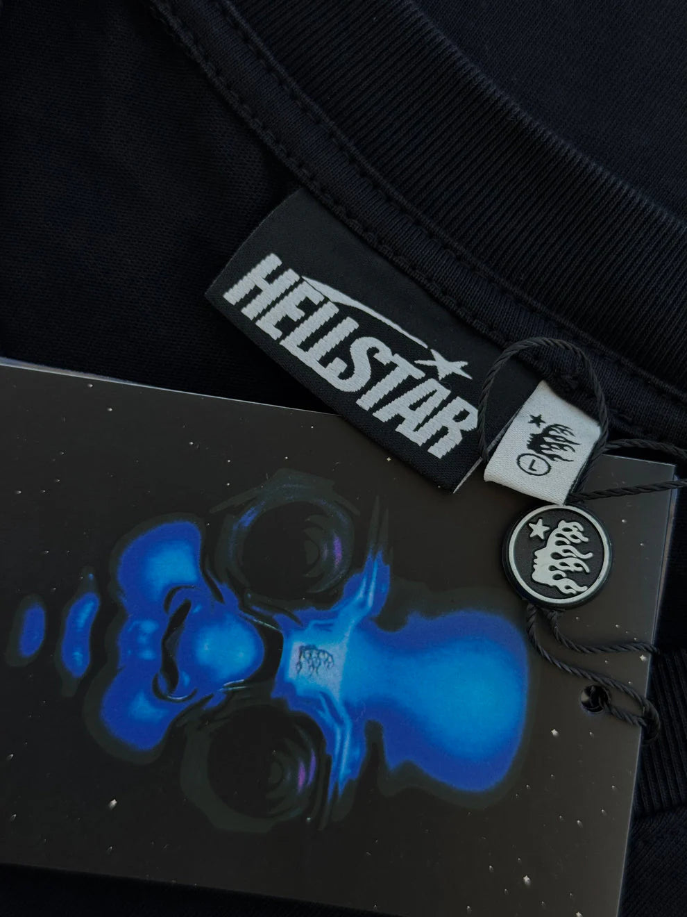 Playera Hellstar Classic Logo Negra ll