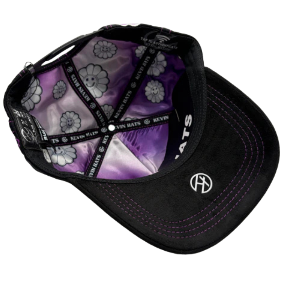 Bigg Boss Kevin Hats – K Purple Flowers "One Day At A Time"