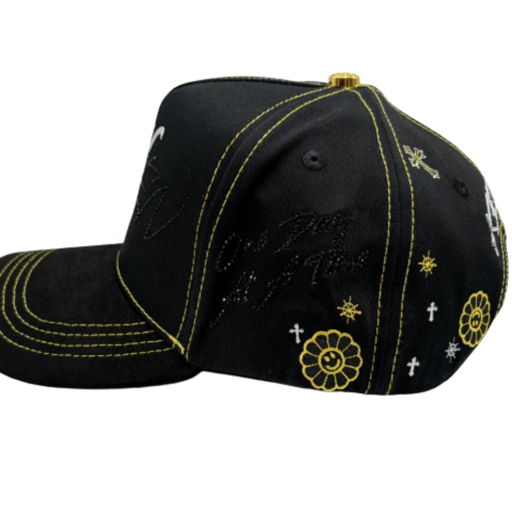 Bigg Boss Kevin Hats – K Yellow Flowers "One Day At A Time"