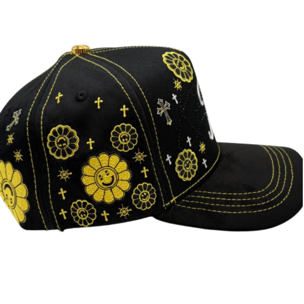 Bigg Boss Kevin Hats – K Yellow Flowers "One Day At A Time"