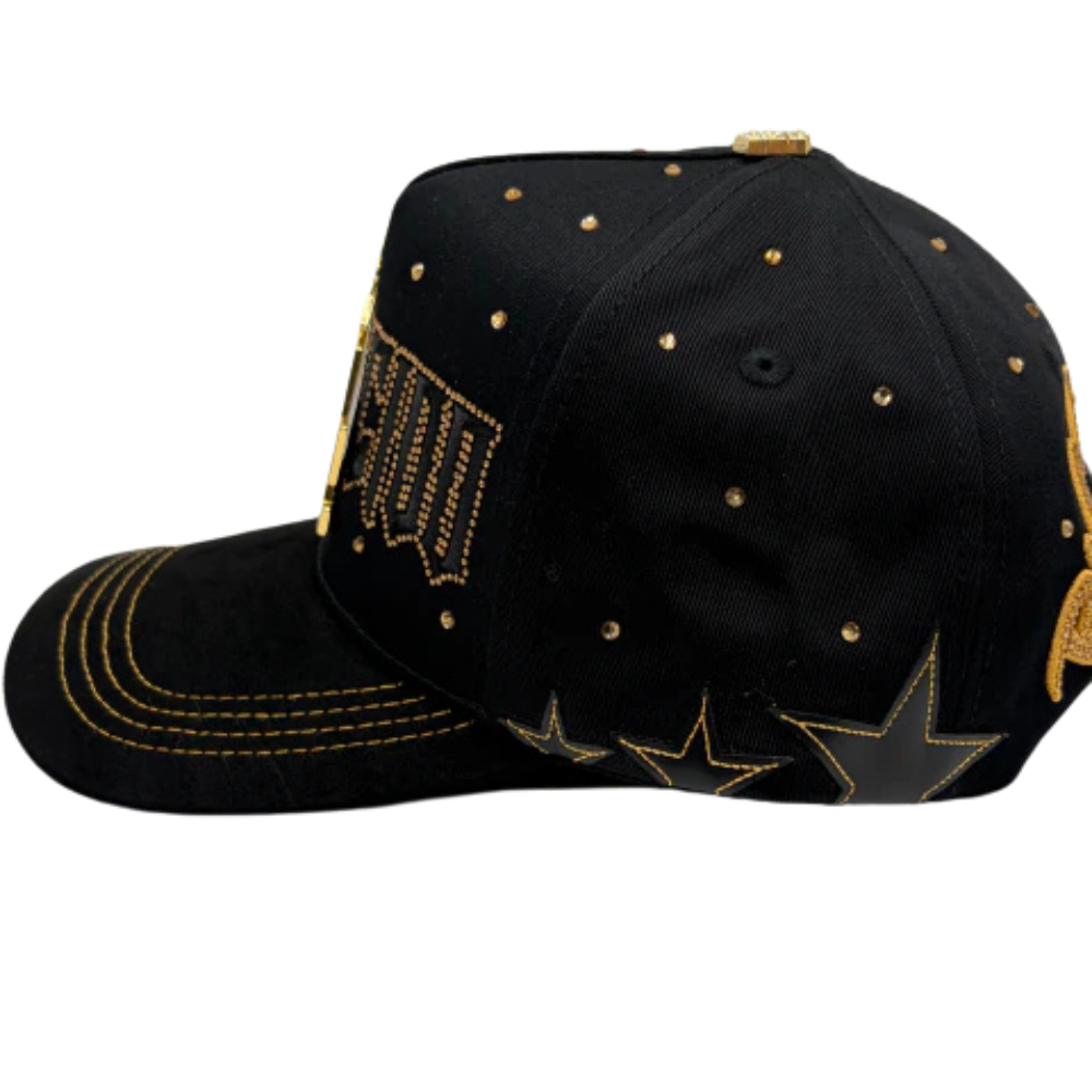 Gorra Bigg Boss LA Bendecido — Cruz Gold
