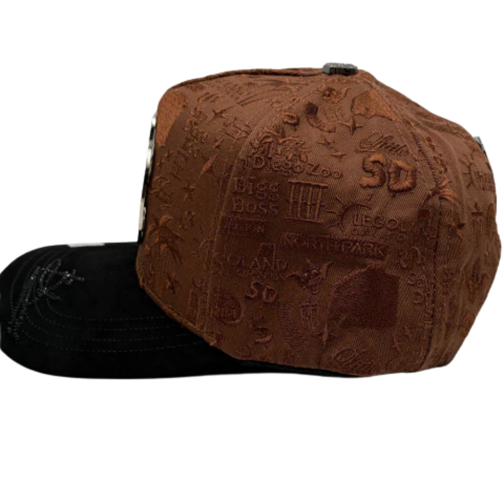 Gorra Bigg Boss San Diego Bordada — Brown