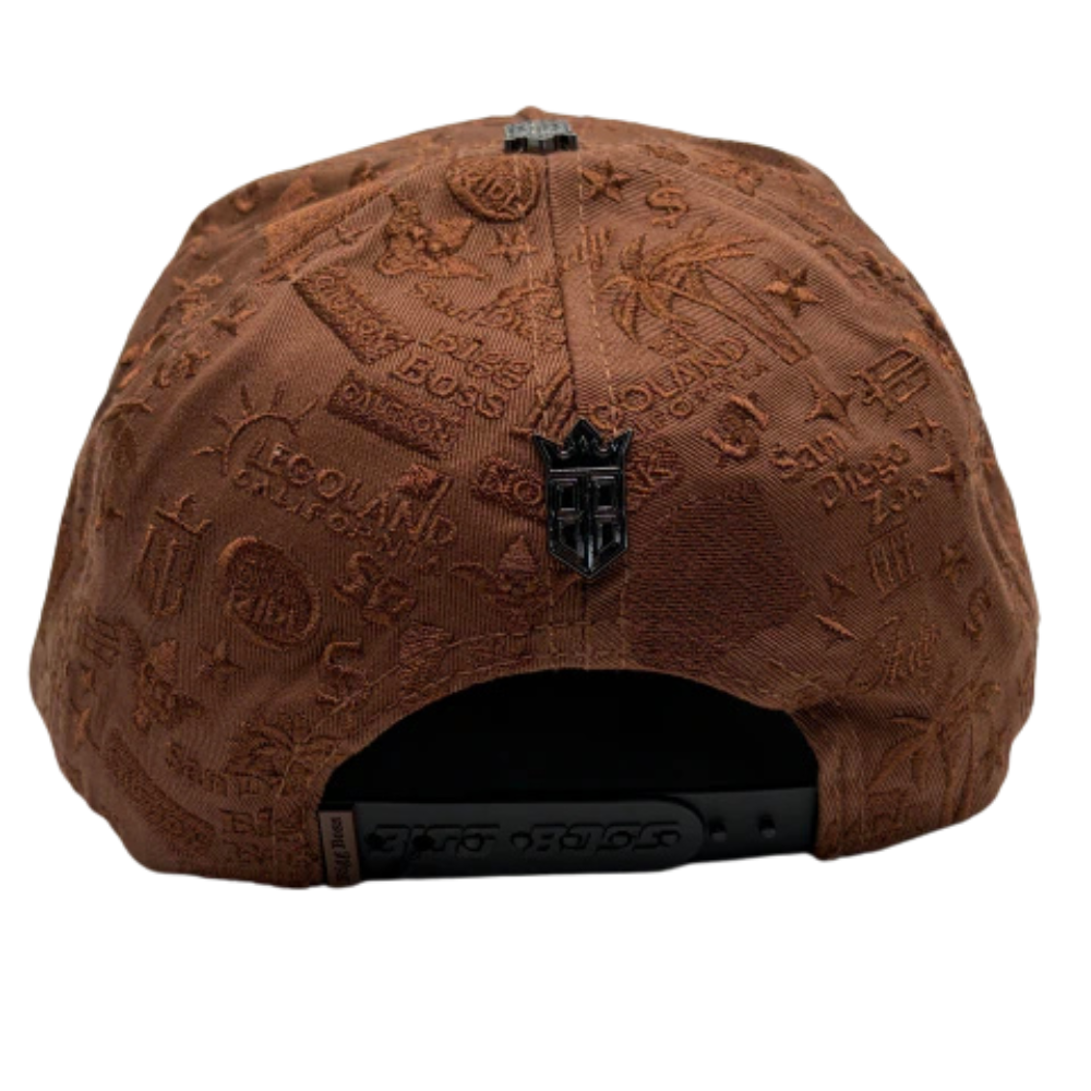 Gorra Bigg Boss San Diego Bordada — Brown