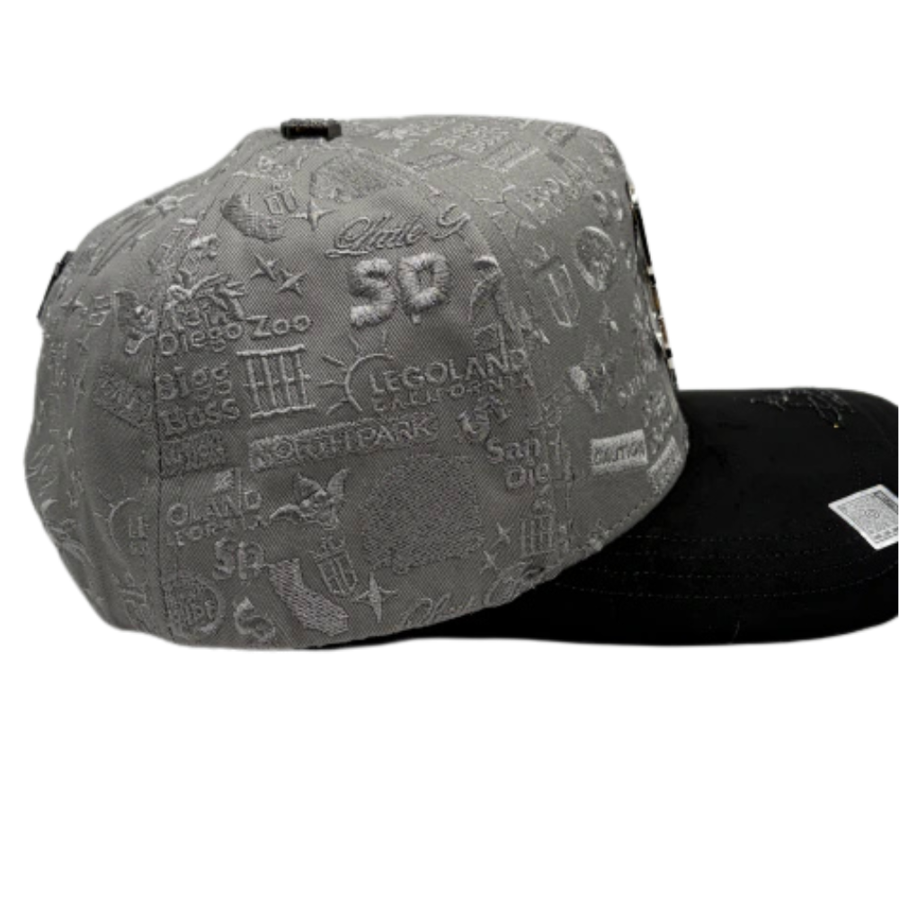 Gorra Bigg Boss San Diego Bordada — Grey