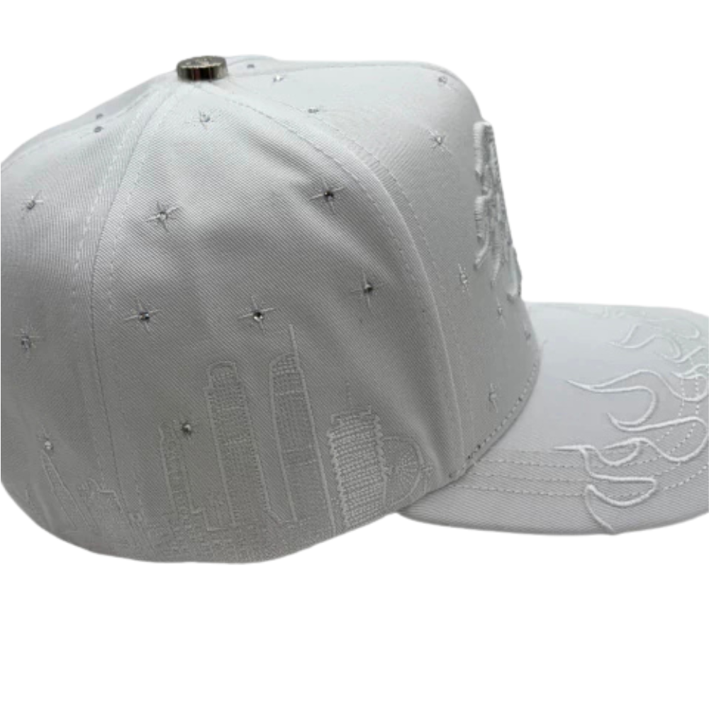 Gorra Bigg Boss x Klan Hats – LA Flame White