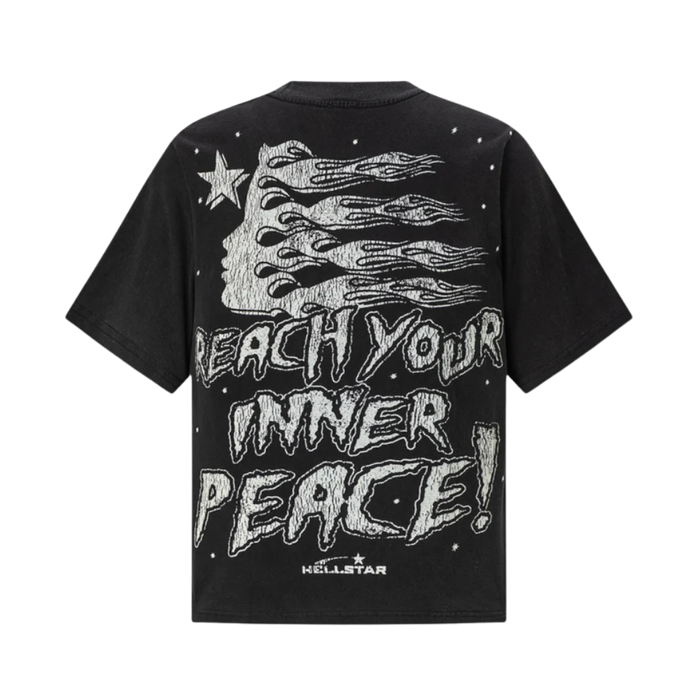 Playera Hellstar Inner Peace Negra