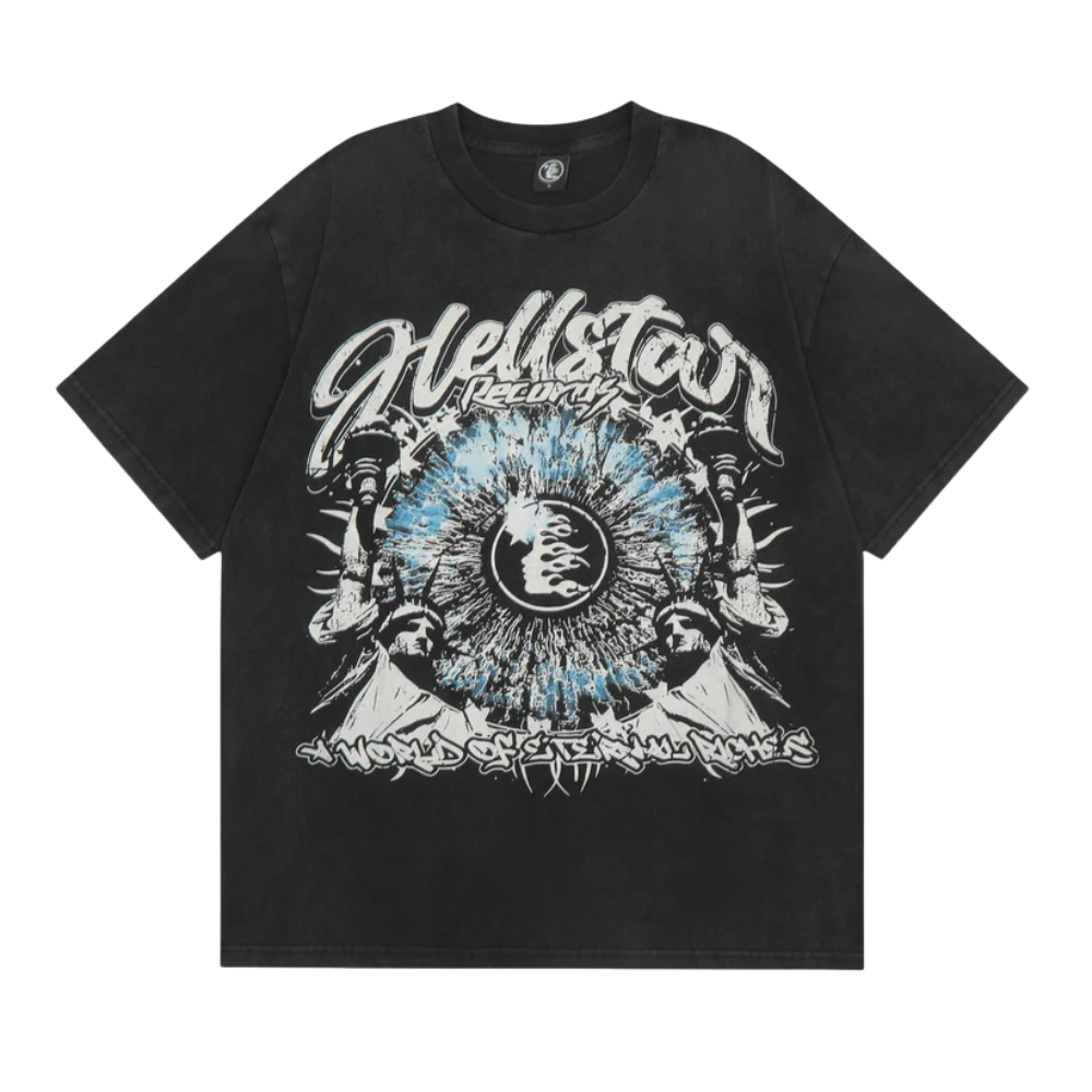 Playera Hellstar Records "The World Is Yours" Negra