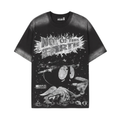Playera Hellstar "Not Of This Earth" Negra