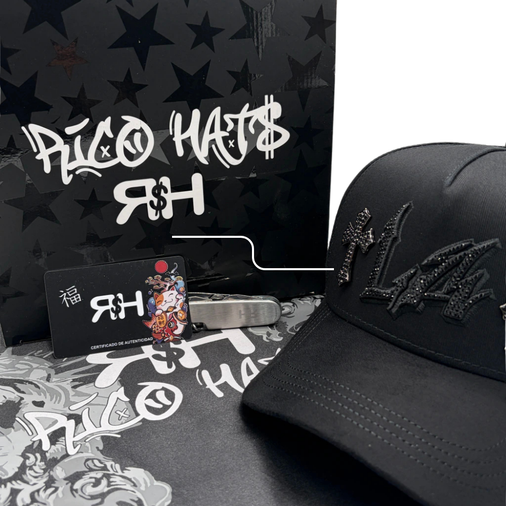 Rico Hats – LA Cross Total Black Drop 2026