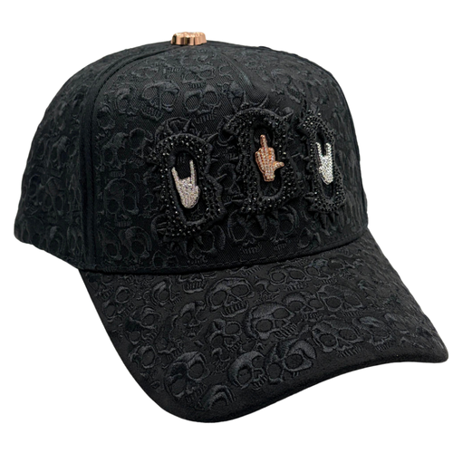 Barbas Hats – BBB Hand Skull Good & Evil