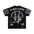 Playera Hellstar As Above Negra